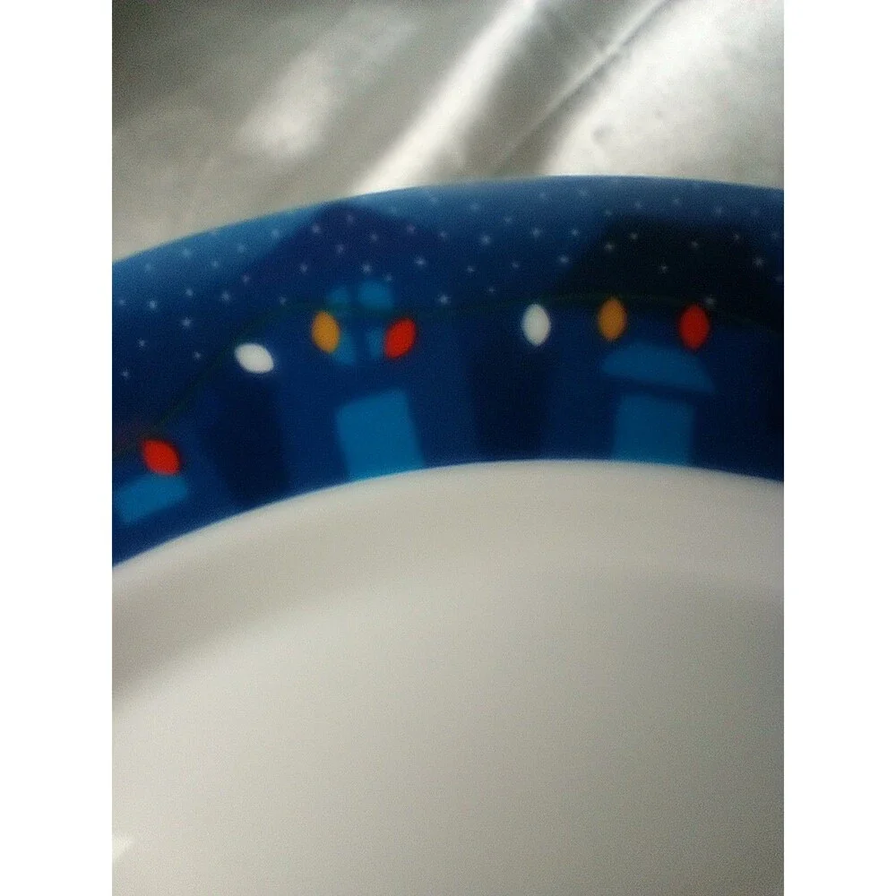 VINTAGE DANSK VILLAGE LIGHTS DINNER SET FOR 4